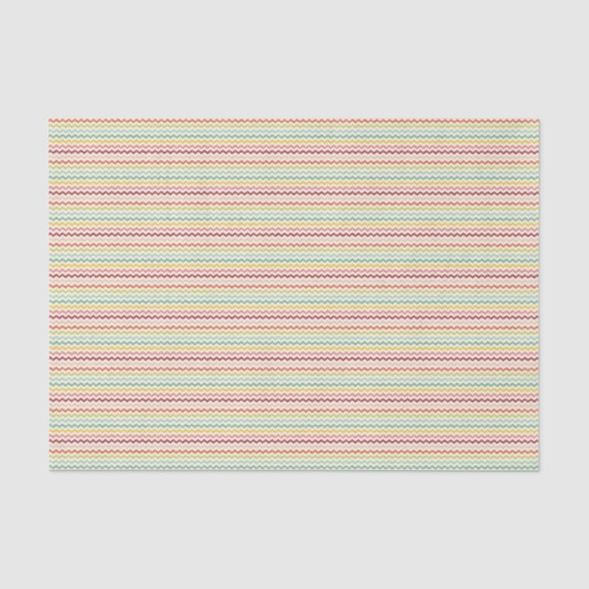 Chevron-Muster 4 Seidenpapier (Vorderseite)