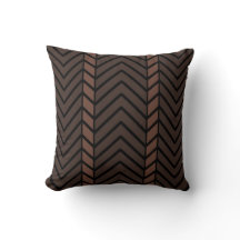 Chevron-Muster Braun