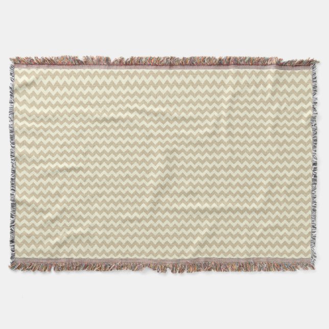 Chevron-Muster Decke (Vorderseite)