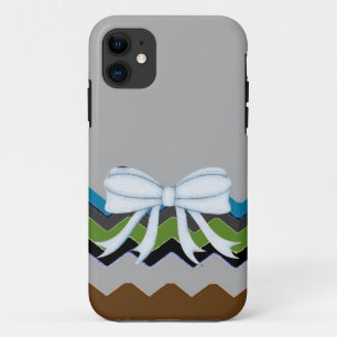 Chevron-Muster-Duschparty-Büro-Schicksal Case-Mate iPhone Hülle