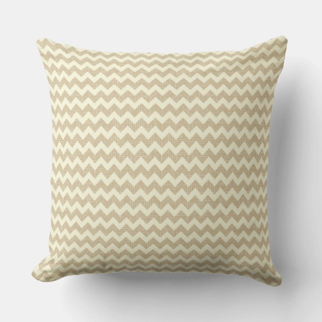 Chevron-Muster Kissen (Vorderseite)