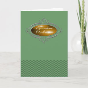 Chevron Ramadan Mubarak Karte