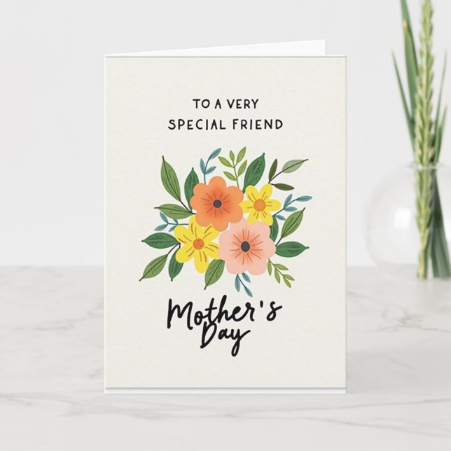 Chevron Spezial Bouquet Karte (Vorderseite)