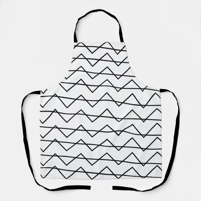 Chevron Streifen  Schürze (Vorderseite)