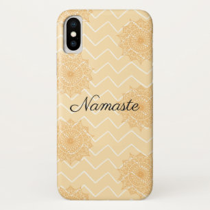 Chevron und verziertes Muster Namaste Case-Mate iPhone Hülle