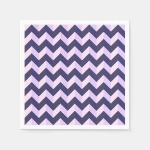 Chevron Violet Serviette