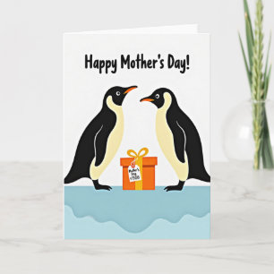 Chevron Vögel Geschenkkarte Karte