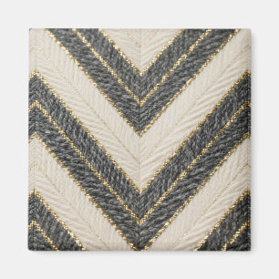 Chevron-Zickzack-Glamourmuster Magnet