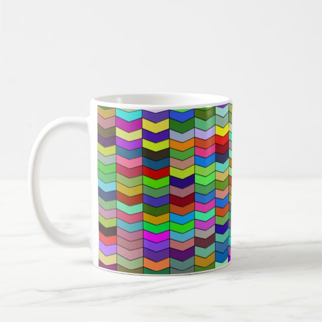 Chevrons 11oz Tasse (Links)