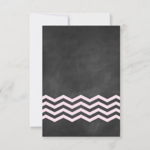 Chevrons auf Chalk-UAWG RSVP Karte