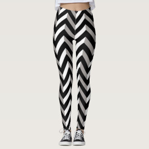 Chevrons Geometrische optische Illusion Leggings
