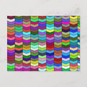 Chevrons Postcard Postkarte