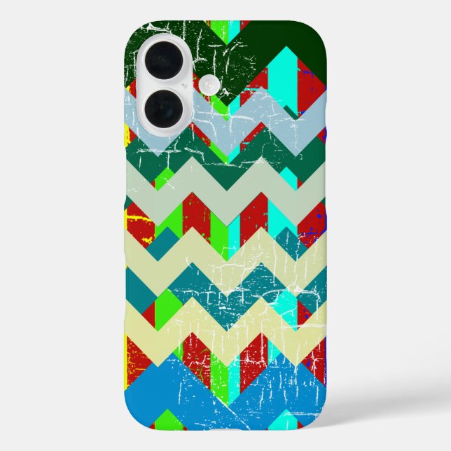 Chevrons - stilvoll und farbenfroh Case-Mate iPhone hülle (Rückseite)