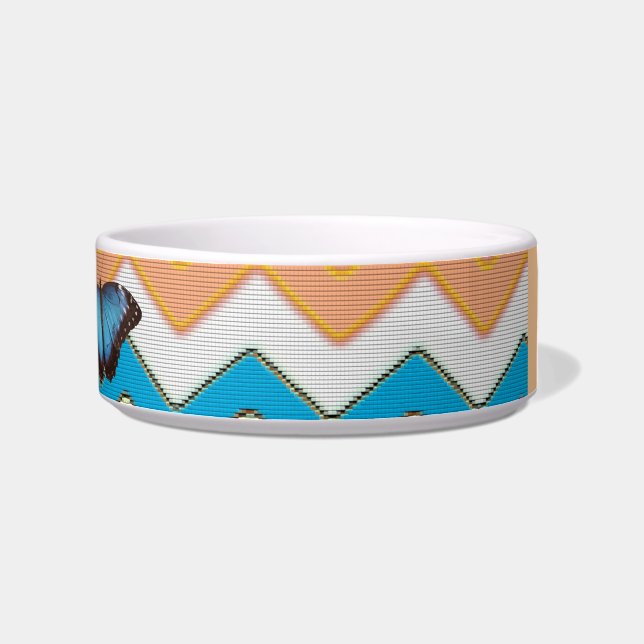 Chevrons Stripes Pattern Office Peace Love Destiny Napf (Rechts)