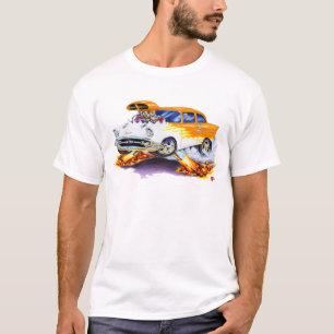 Chevy 150-210 Flammen-Auto 1957 T-Shirt