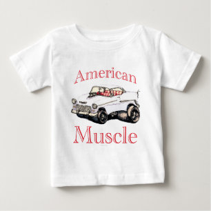chevy amerikanischer Muskel 55 Baby T-shirt