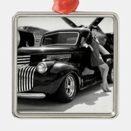 Chevy Auto-Lieferwagen-LKW-Button 1941 herauf Ornament Aus Metall