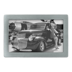 Chevy Auto-Lieferwagen-LKW-Button 1941 herauf Rechteckige Gürtelschnalle