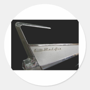 Chevy Bel Air 1957 Runder Aufkleber