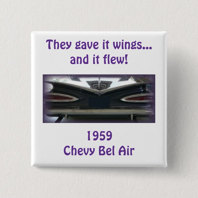 Chevy Bel Air 1959 Button (Vorderseite)