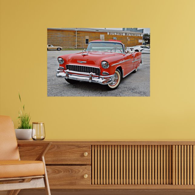 Chevy Bel Air Classic Car Poster (Wohnzimmer 2)