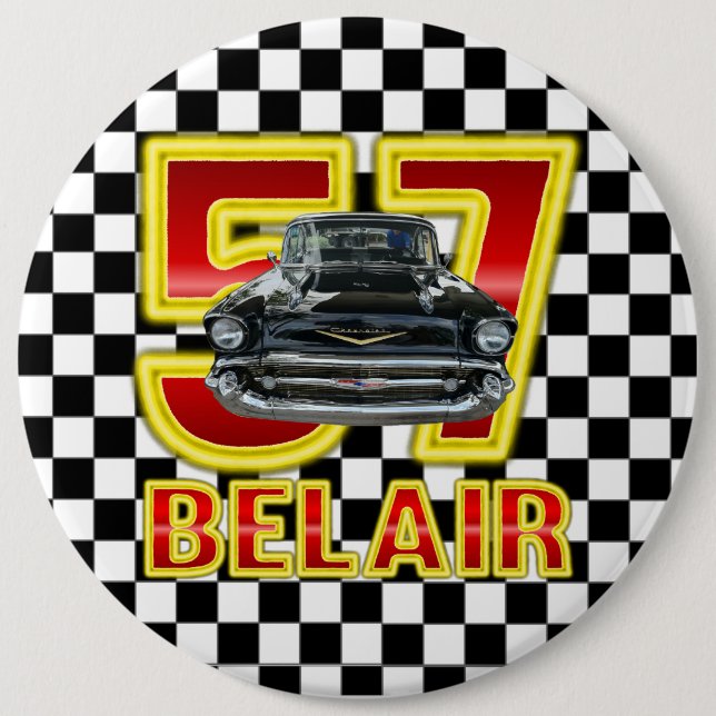 Chevy Bel Air-Knopf 1957 Button (Vorderseite)