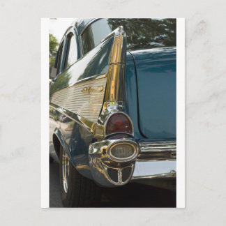 Chevy Bel Air Schwanz Fin Postkarte