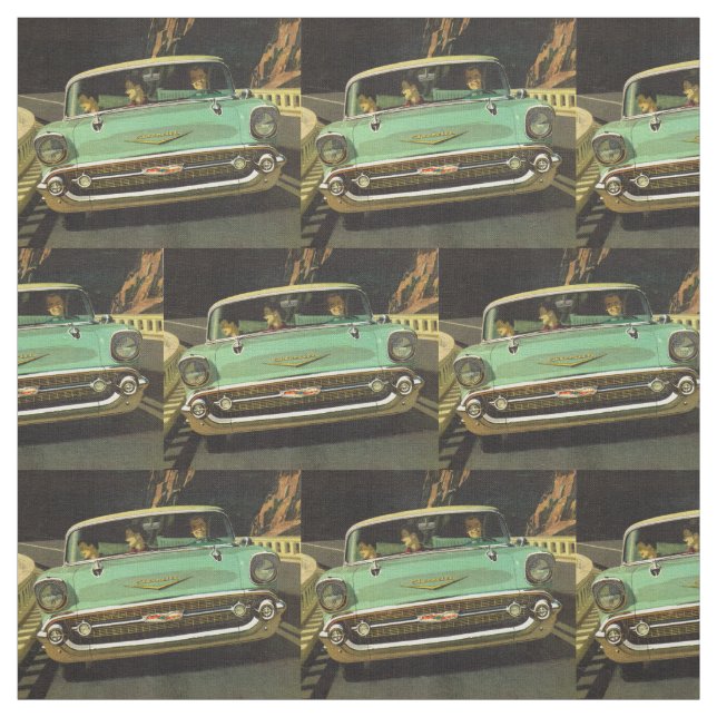 Chevy Bel Airdruck 1957 Stoff (Muster)