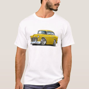 Chevy Belair gelbes Auto 1955 T-Shirt