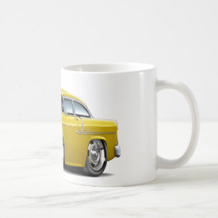 Chevy Belair gelbes Auto 1955 Tasse