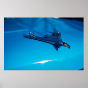 Chevy BelAir Haubenverzierung Poster
