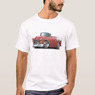 Chevy Belair Lachs-Weißes Kabriolett 1955 T-Shirt