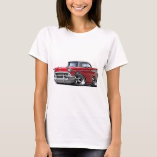 Chevy Belair Rot-Weißes Auto 1957 T-Shirt