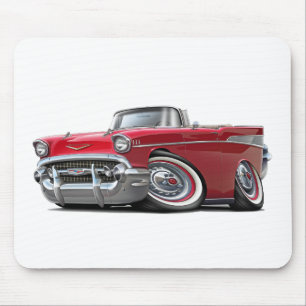 Chevy Belair rotes Kabriolett 1957 Mousepad