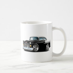 Chevy Belair Schwarz-weißes Auto 1955 Tasse
