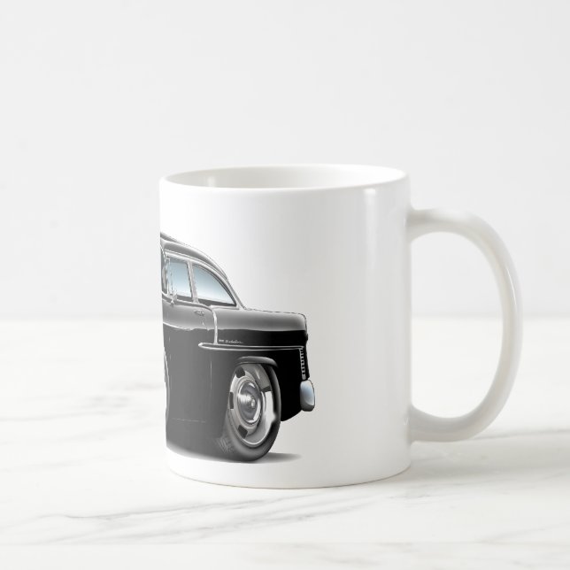 Chevy Belair schwarzes Auto 1955 Kaffeetasse (Rechts)