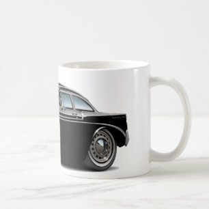 Chevy Belair schwarzes Auto 1956 Kaffeetasse
