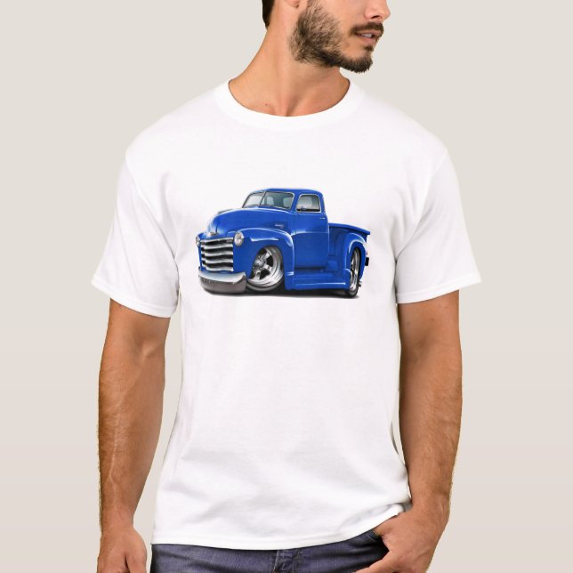 Chevy Blau-LKW 1950-52 T-Shirt (Vorderseite)