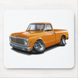 Chevy C10 Orangen-LKW 1970-72 Mousepad