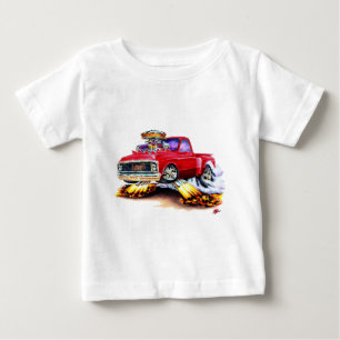 Chevy C10 Rot-LKW 1970-72 Baby T-shirt