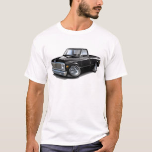 Chevy C10 schwarzer LKW 1970-72 T-Shirt