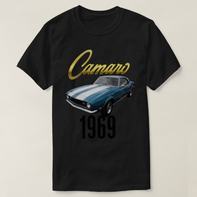 Chevy Camaro 1969 Chevy Camaro T-Shirt (Design vorne)