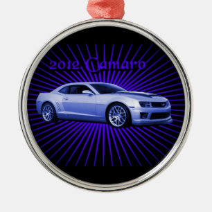 Chevy: Camaro 2012 Silbernes Ornament