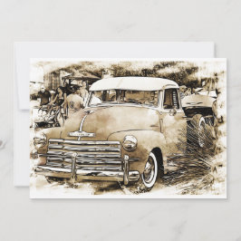 Chevy Chevrolet Truck aus den 50er Jahren