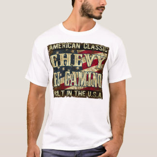 Chevy EL Camino - klassisches Auto errichtet in T-Shirt