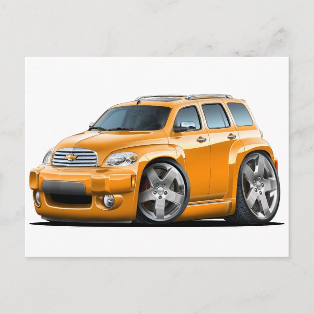 Chevy HHR Orange Truck Postkarte (Vorderseite)
