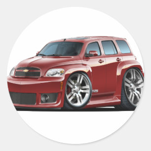 Chevy HHR SS Maroon Truck Runder Aufkleber
