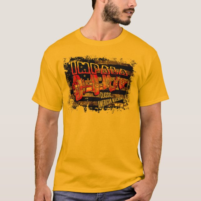 Chevy Impala - heißer Kurbelwellen-Klassiker T-Shirt (Vorderseite)