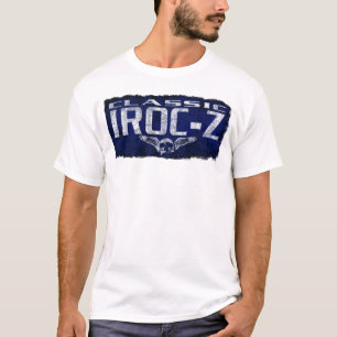 Chevy IROC Z Camaro blauer Klassiker Winged T-Shirt