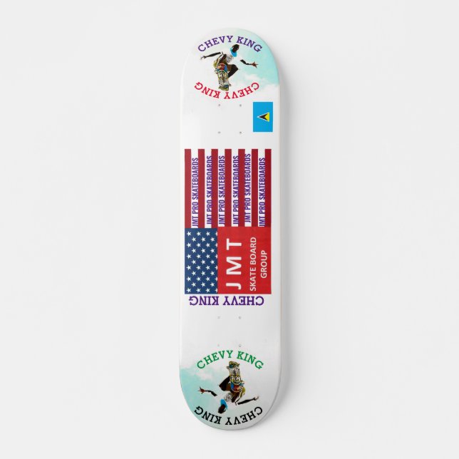 CHEVY KING OFFIZIELL JMT SIGN7 3/4" Skateboard Dec (Vorne)